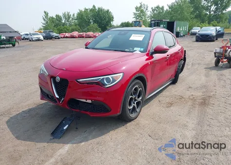 2022 Alfa Romeo Stelvio Ti Awd из США, поврежденный, VIN ZASPAKBN5N7D32683